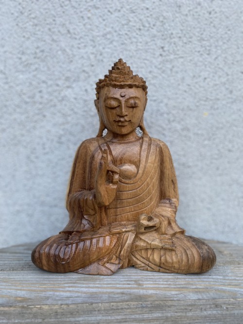 Buddha, eine Hand erhoben - ca. 20 cm